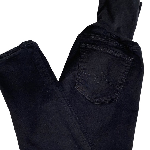 AG Adriano Goldschmied Black Stretch Maternity Skinny Jeans Size 30 - Picture 4 of 15